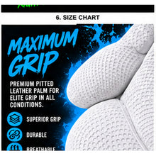 PGX Blue Smiley batting gloves maximum grip pitted leather palm