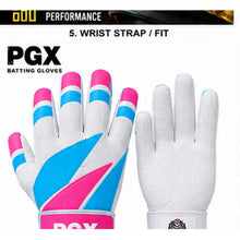 PGX Miami Vice long cuff baseball batting gloves product view