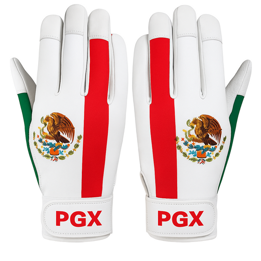 Mexico Long Cuff Baseball Batting Gloves