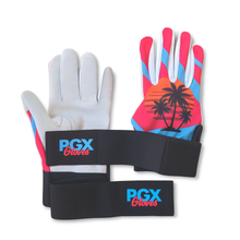 Miami Vice Long Cuff Baseball Batting Gloves