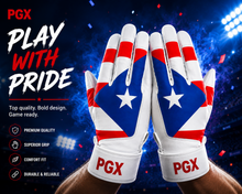 Puerto Rico Long Cuff Baseball Batting Gloves