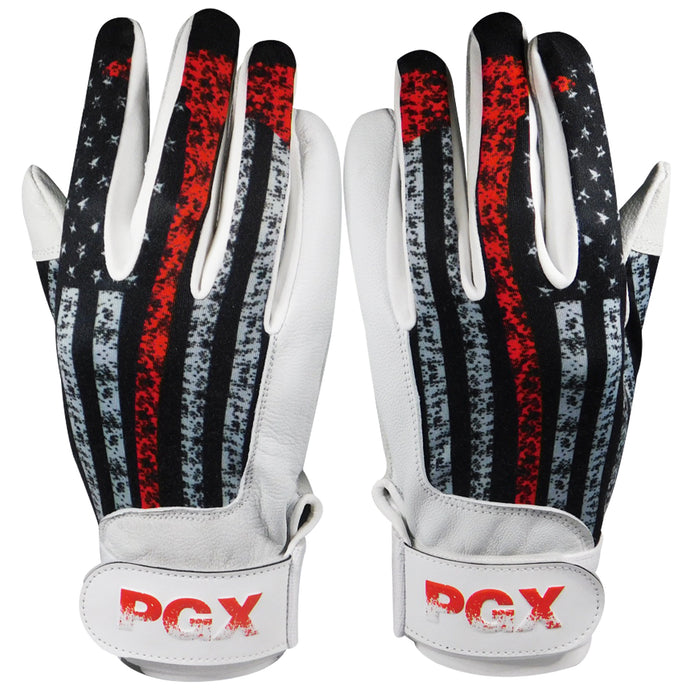 USA Firefighter Baseball Batting Gloves - PRIMAL BASEBALL