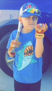 Gold "POWER STONES" Baseball Batting Gloves - PRIMAL BASEBALL
